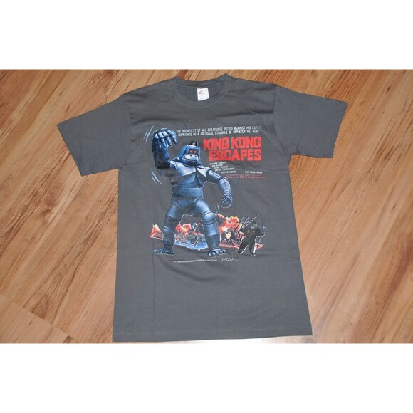 VTG 1985 "KING KONG ESCAPES" T-Shirt SZ Med TOHO COMPANY LTD Mecakong - Picture 2 of 9